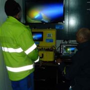 Tankinspektionen forberedes fra kontrolrummet